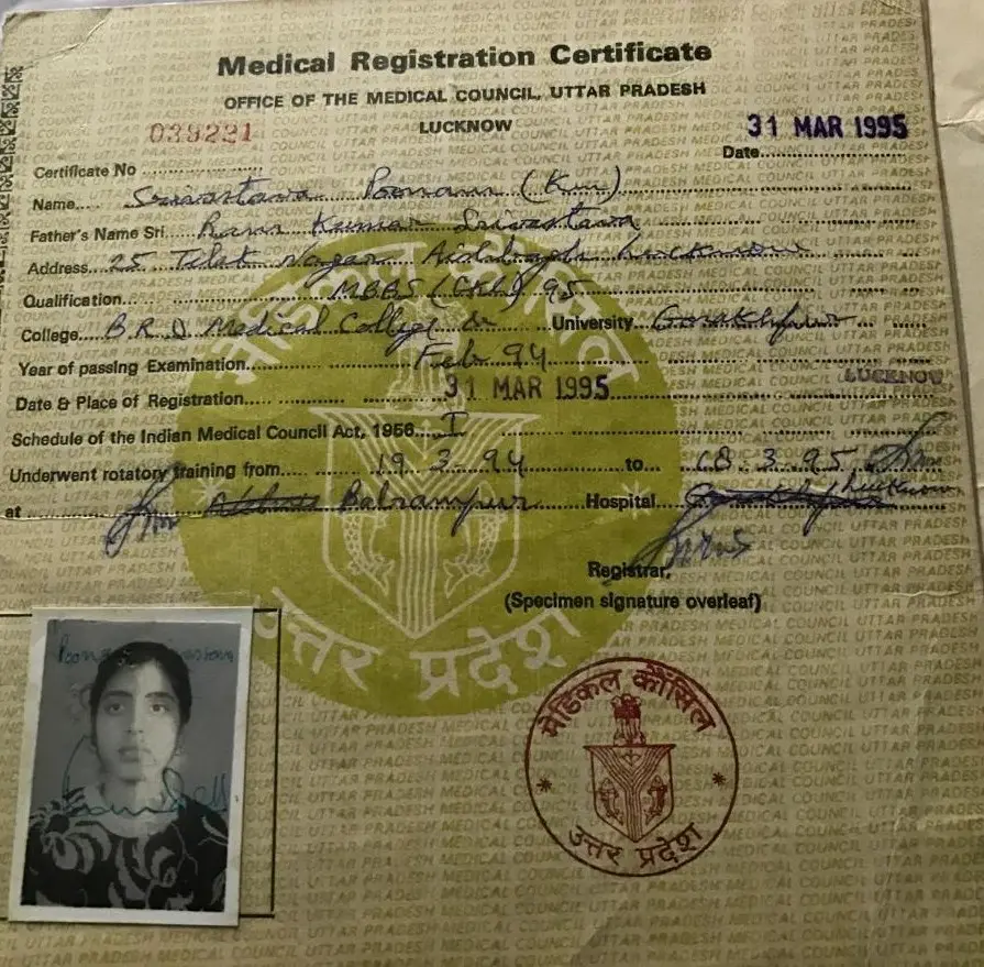 medical certificate